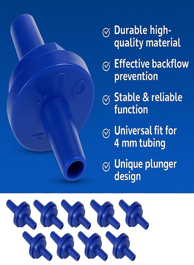 VAYINATO® 5 Pack (Blue) Aquarium Air Pump Check Valves - Durable One-Way Non-Return Valves for Fish Tank Airline Tubing, Prevent Backflow & Pump Damage, Reliable Flow Control - Image 2